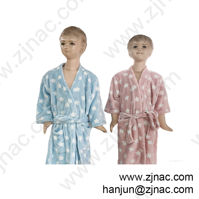 Print kid's bathrobe