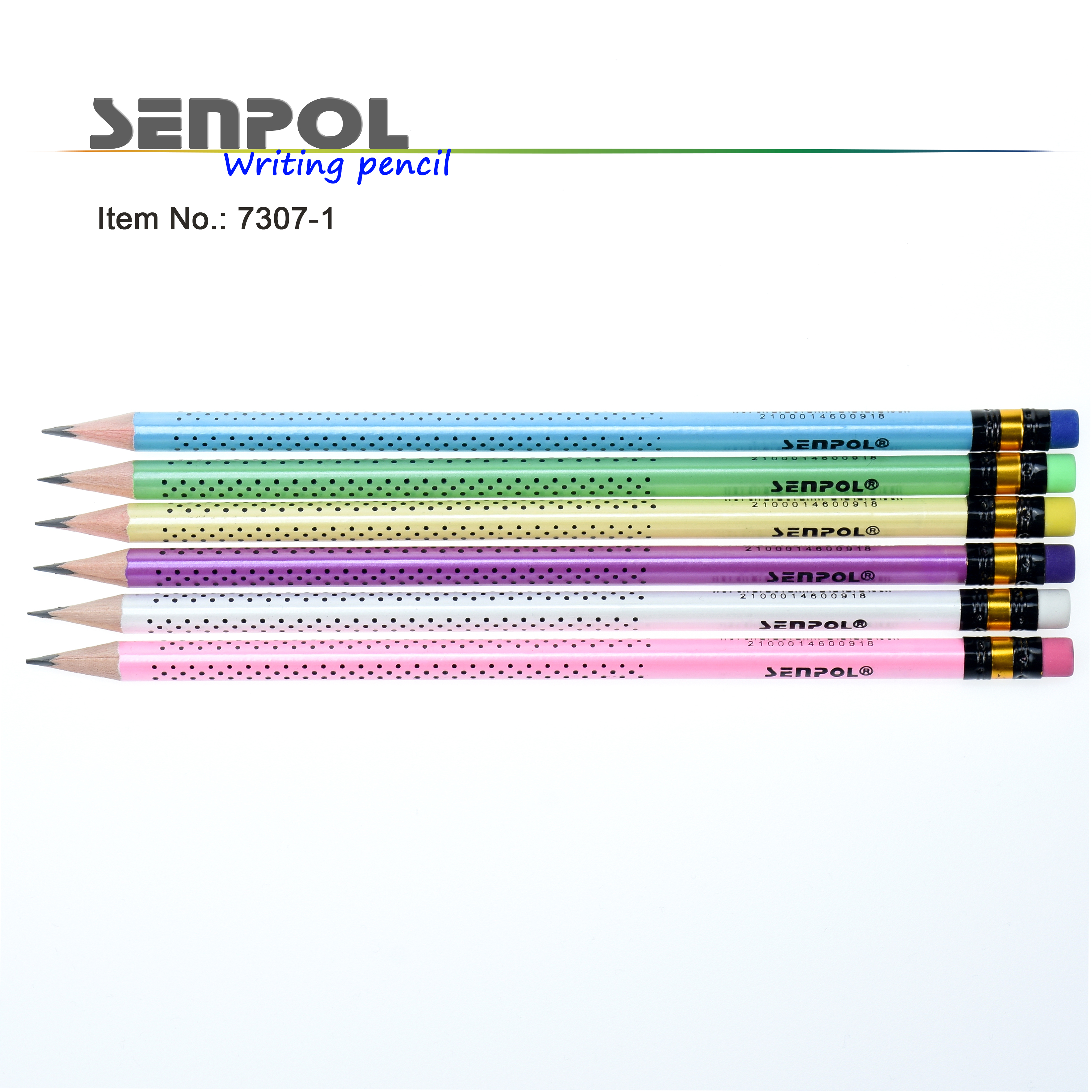 HB pencil with eraser