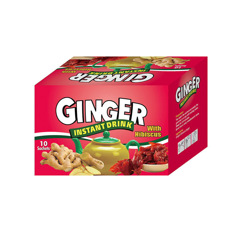Instant Ginger Drink with Hibiscus