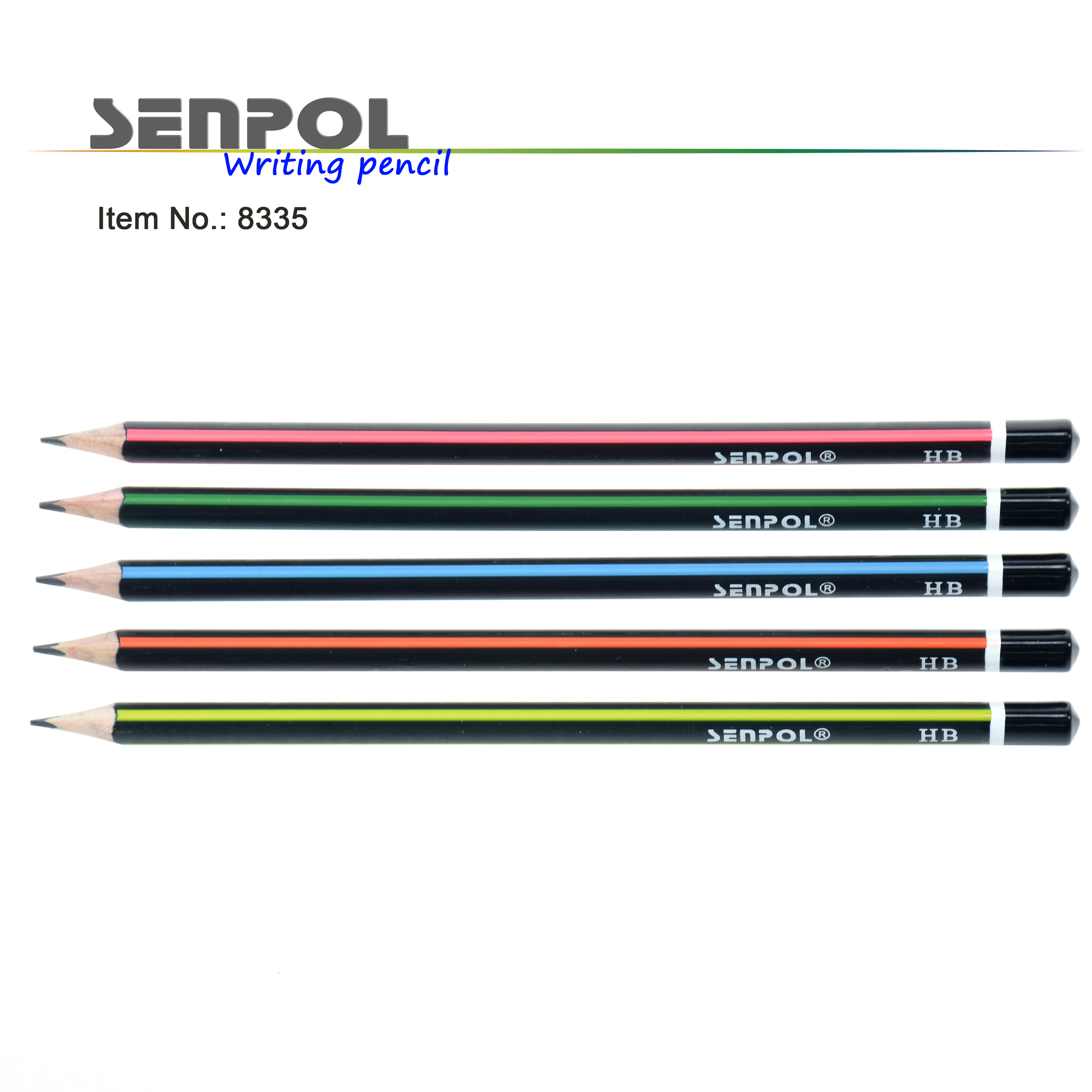 Graphite HB pencil with dipping end