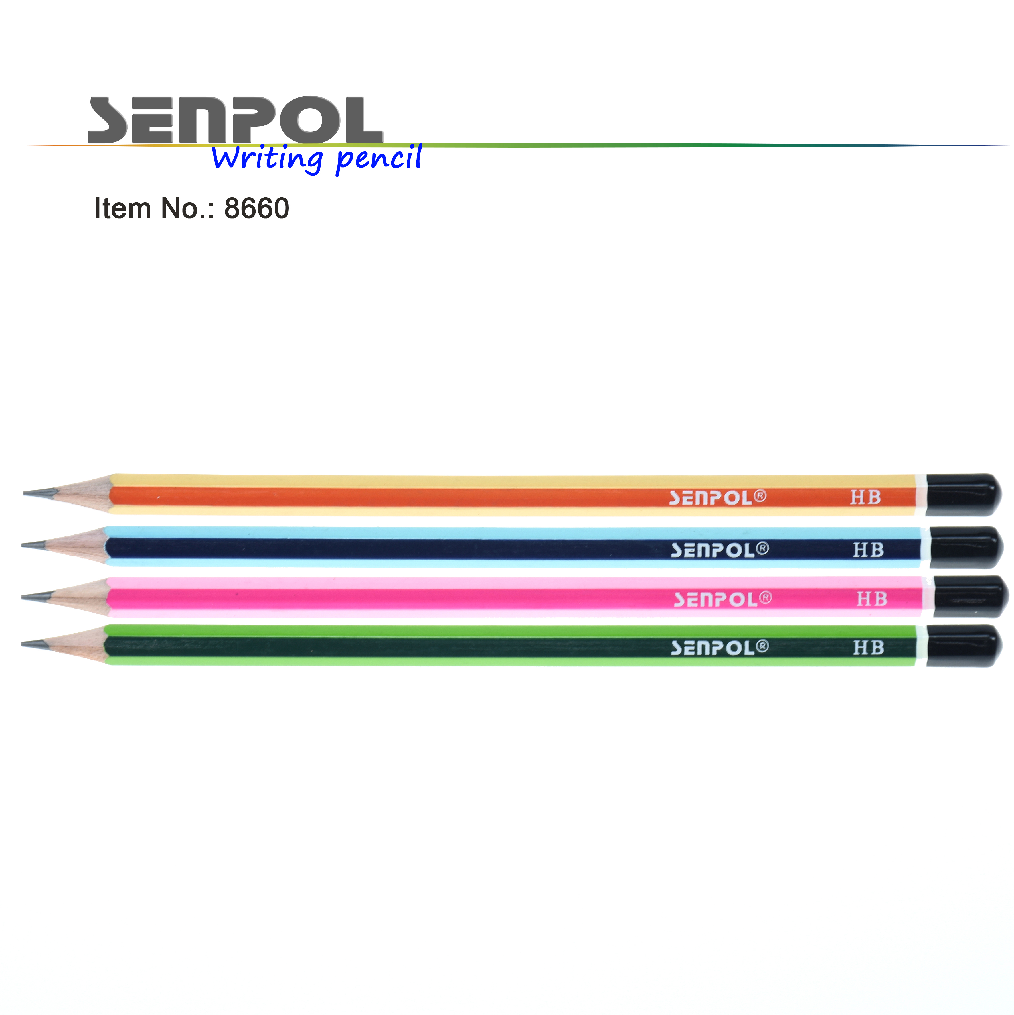 graphite HB pencil with dipping end