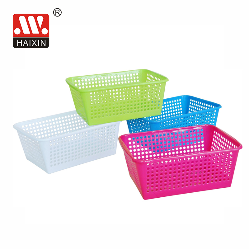 Haixin plastic utility basket item#6676 plastic utility basket