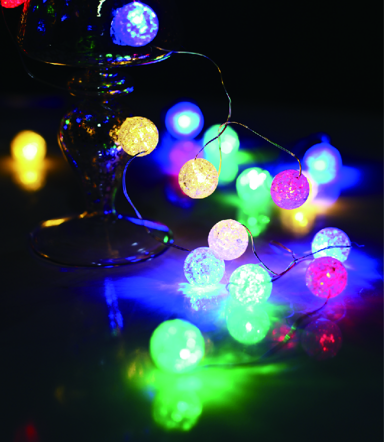 Battery operated micro LED lights string