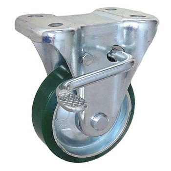 Hot sale new design heavy duty quiet hard-wearing 10" rigid caster wheel for platform truck /trolley /medical facility