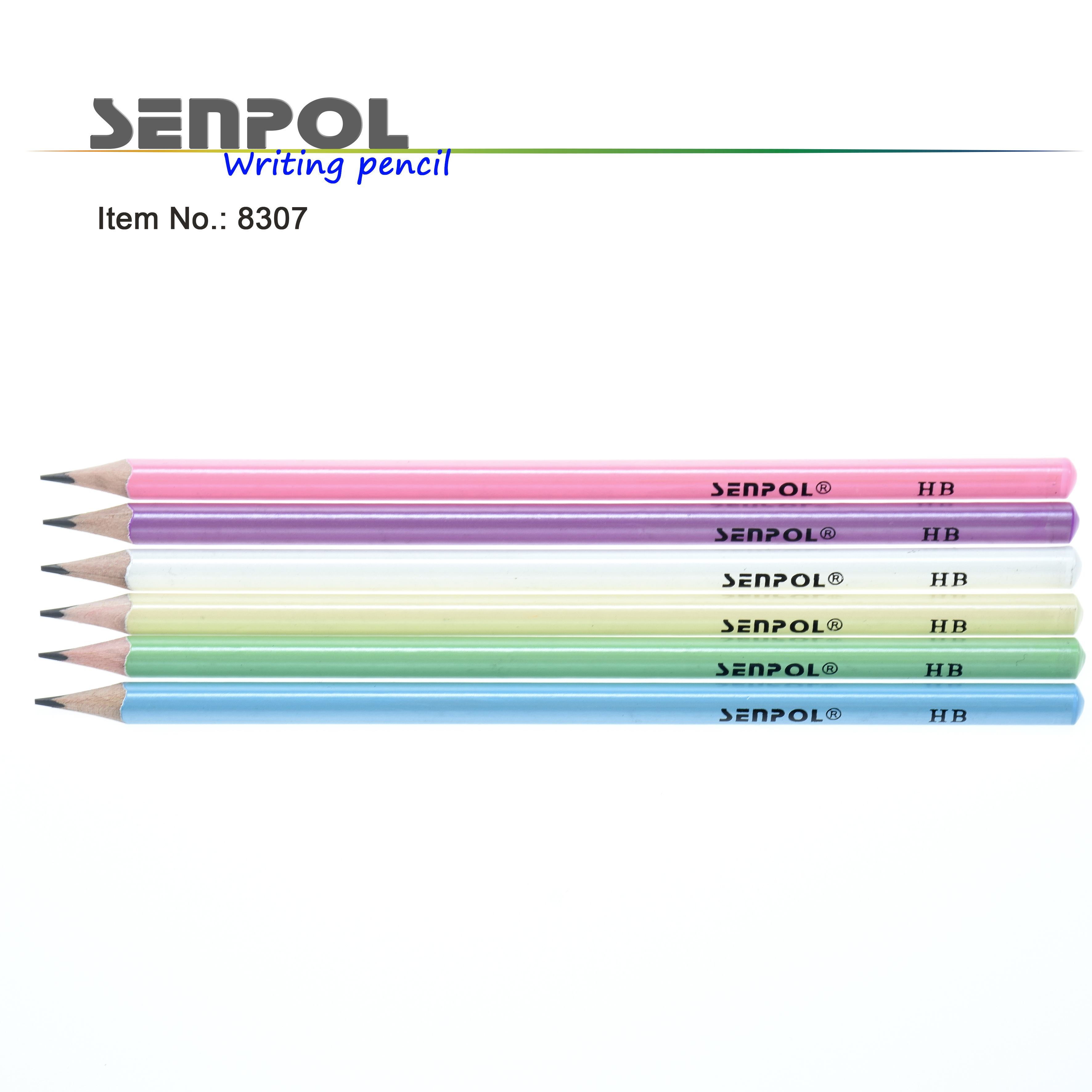 Graphite HB pencil with dipping end