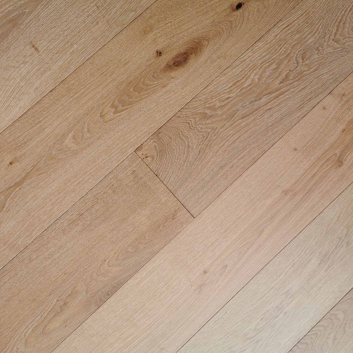 Harwood Floor White Washed European Oak Engineered Flooring