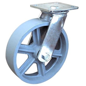 Industrial medium duty cast iron swivel caster wheel