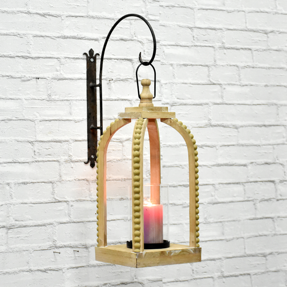 wooden lantern