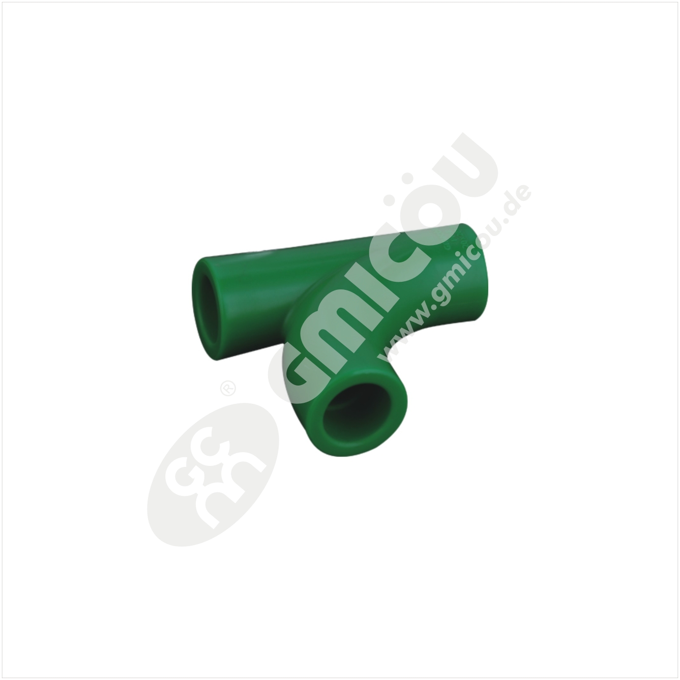 PPR tee pipe fitting with downstream