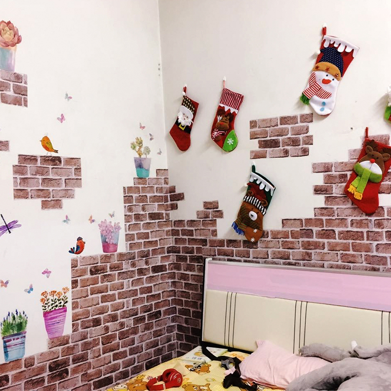 Vinyl adhesive film-Bricks design