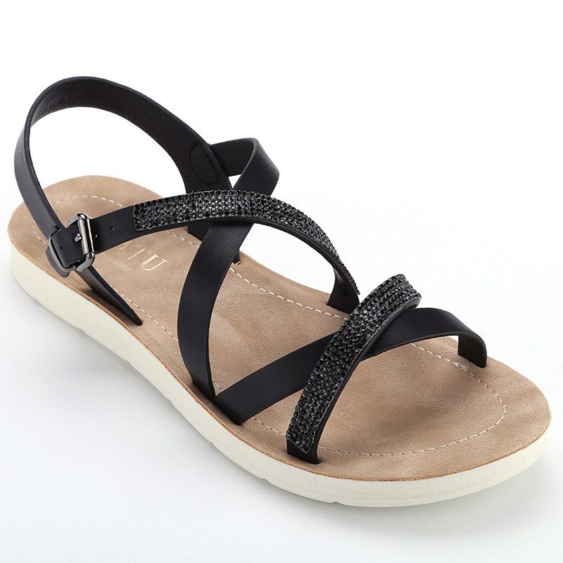New Women's sandals Flat sandals comfort injection Pu sandals Women flat sandals