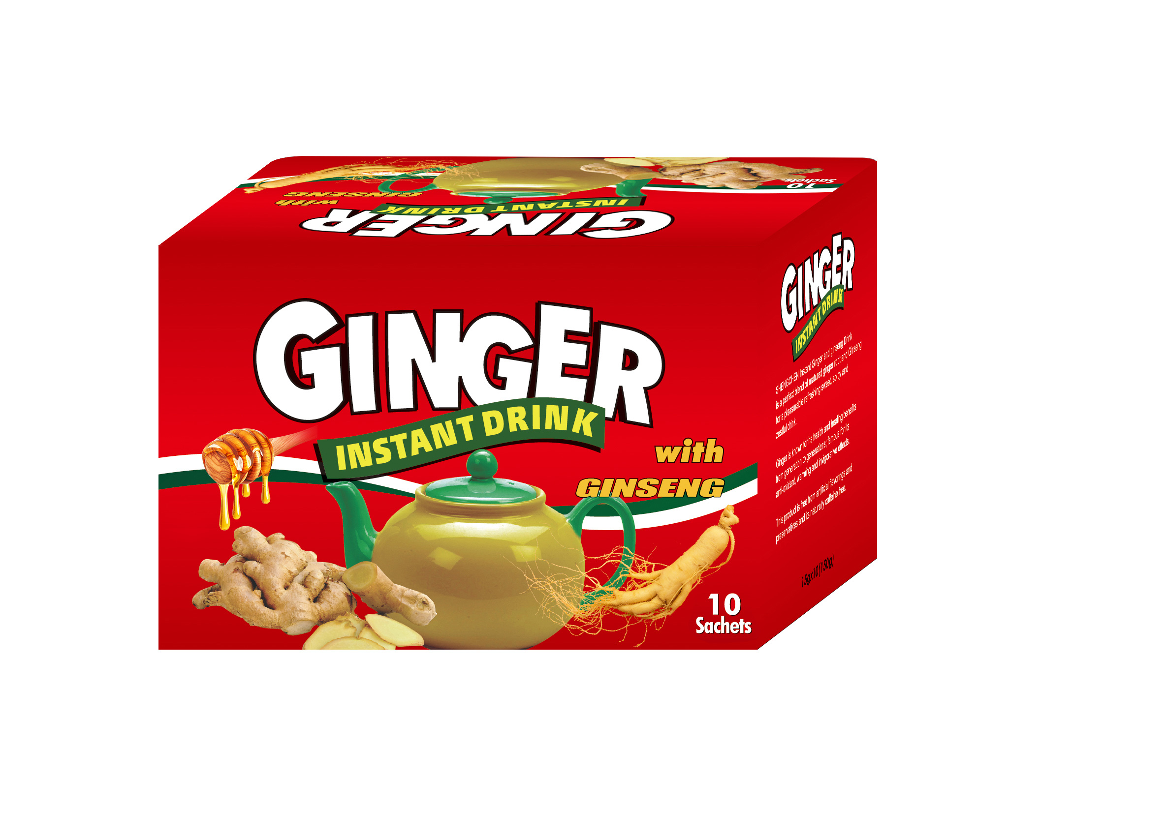 Instant Ginger Drink with Ginseng