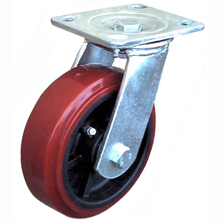 Wanda Polyurethane caster with polypropylene swivel caster