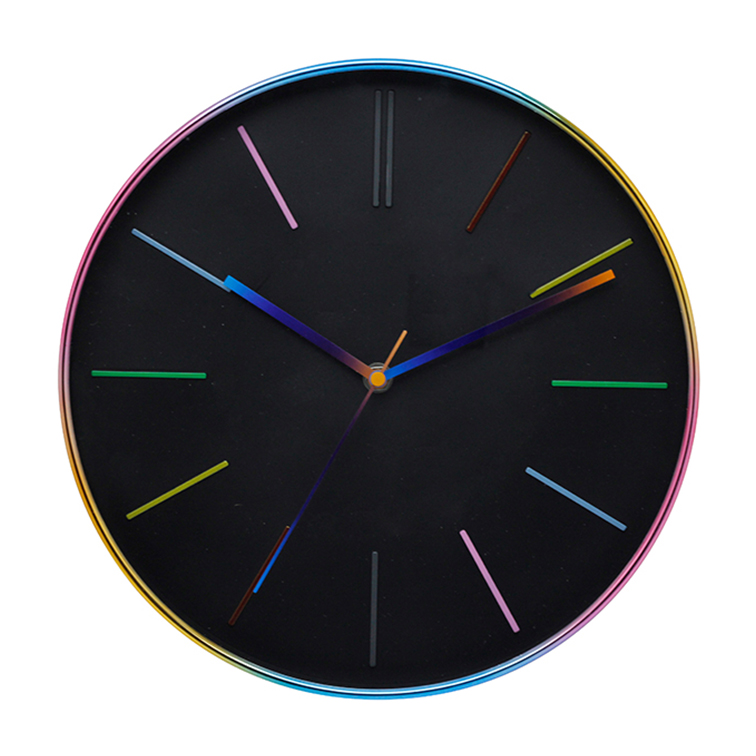 12 inch simple korean style decorative plastic wall clock