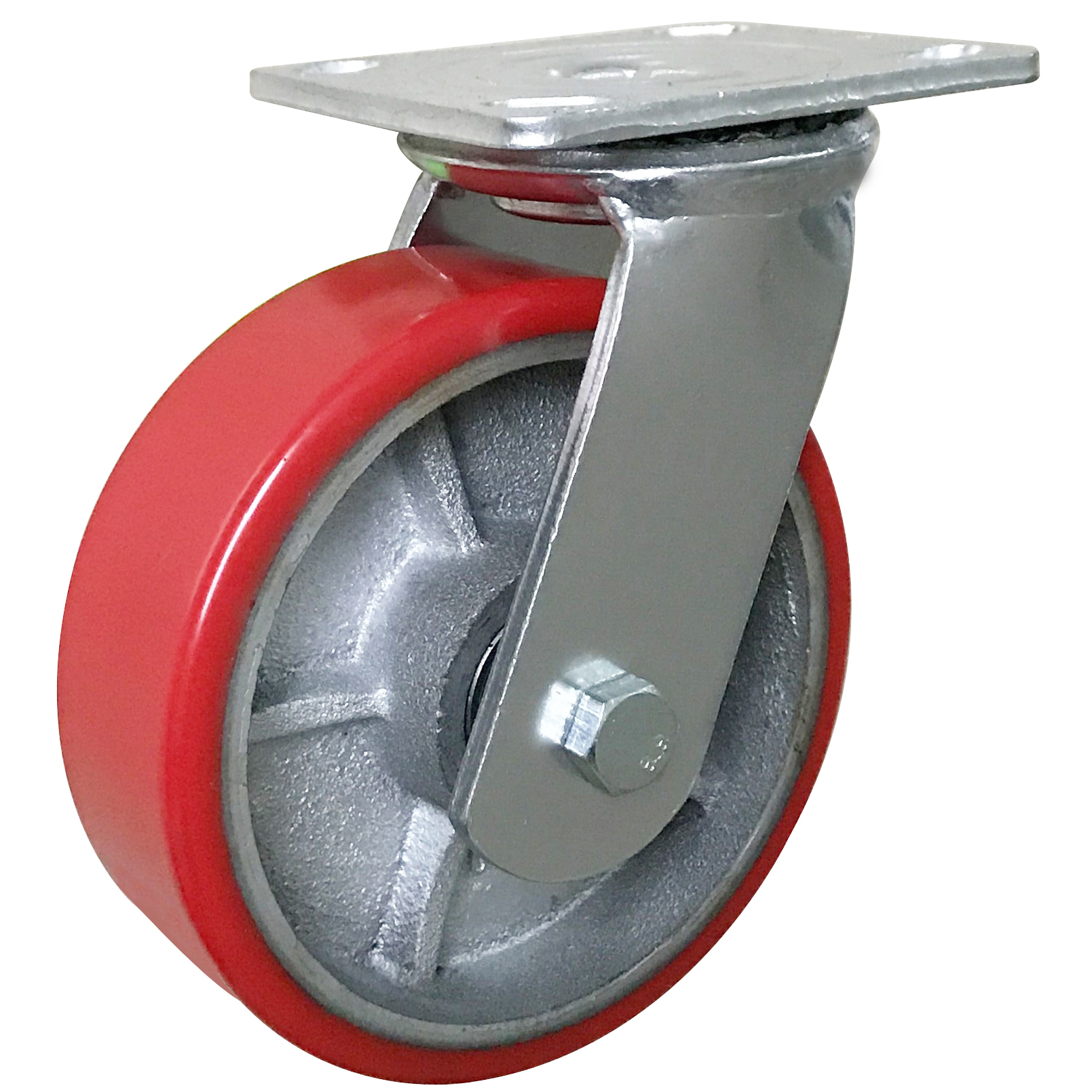 Industrial high quality trolley carts PU swivel caster wheel