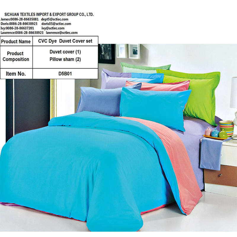 CVC Dye Fitted Sheet Set
