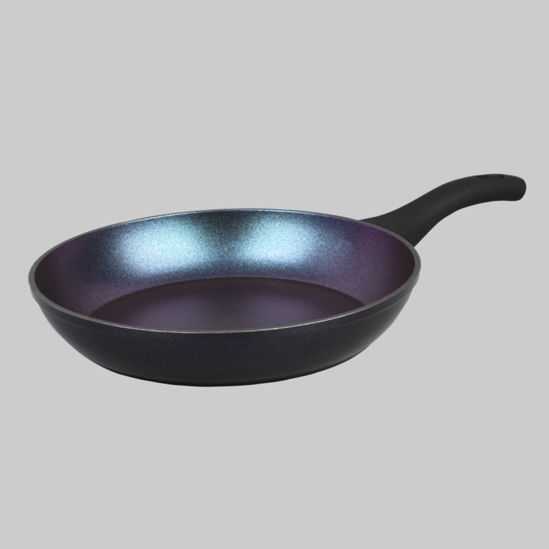 Forged aluminum open frying pan