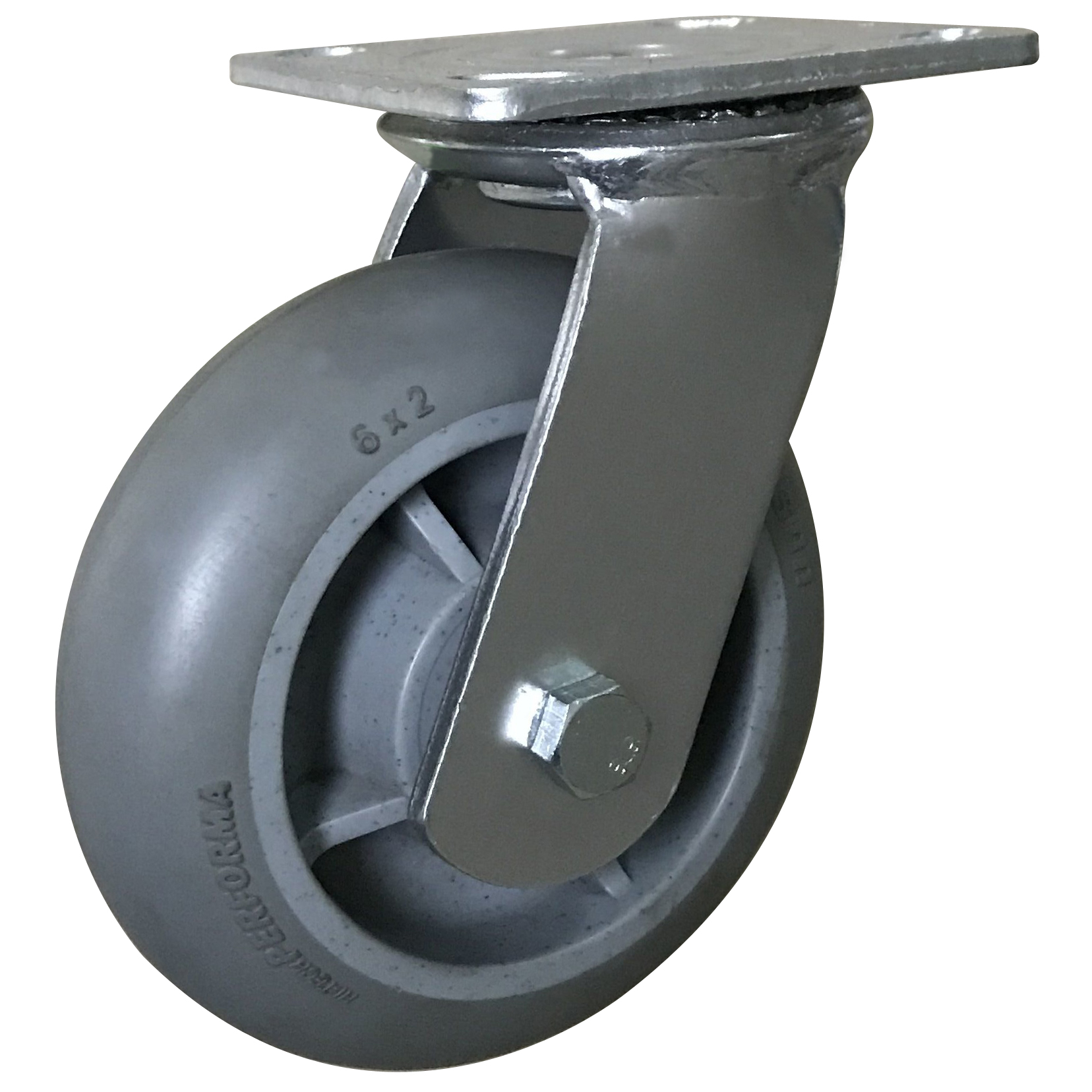 Wholesale grey TPR polypropylene trolley swivel caster