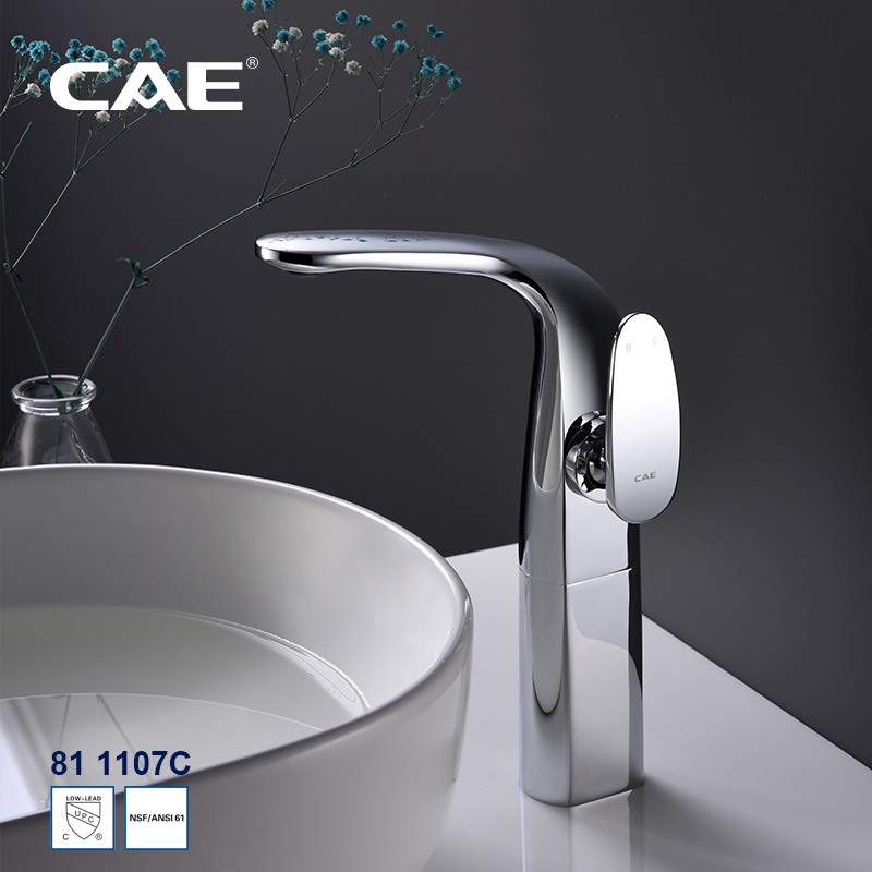CAE Single-lever tall lavatory faucet 81 1107