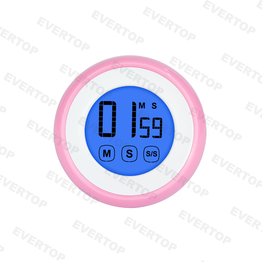 Round Touch Screen Kitchen Timer Et641