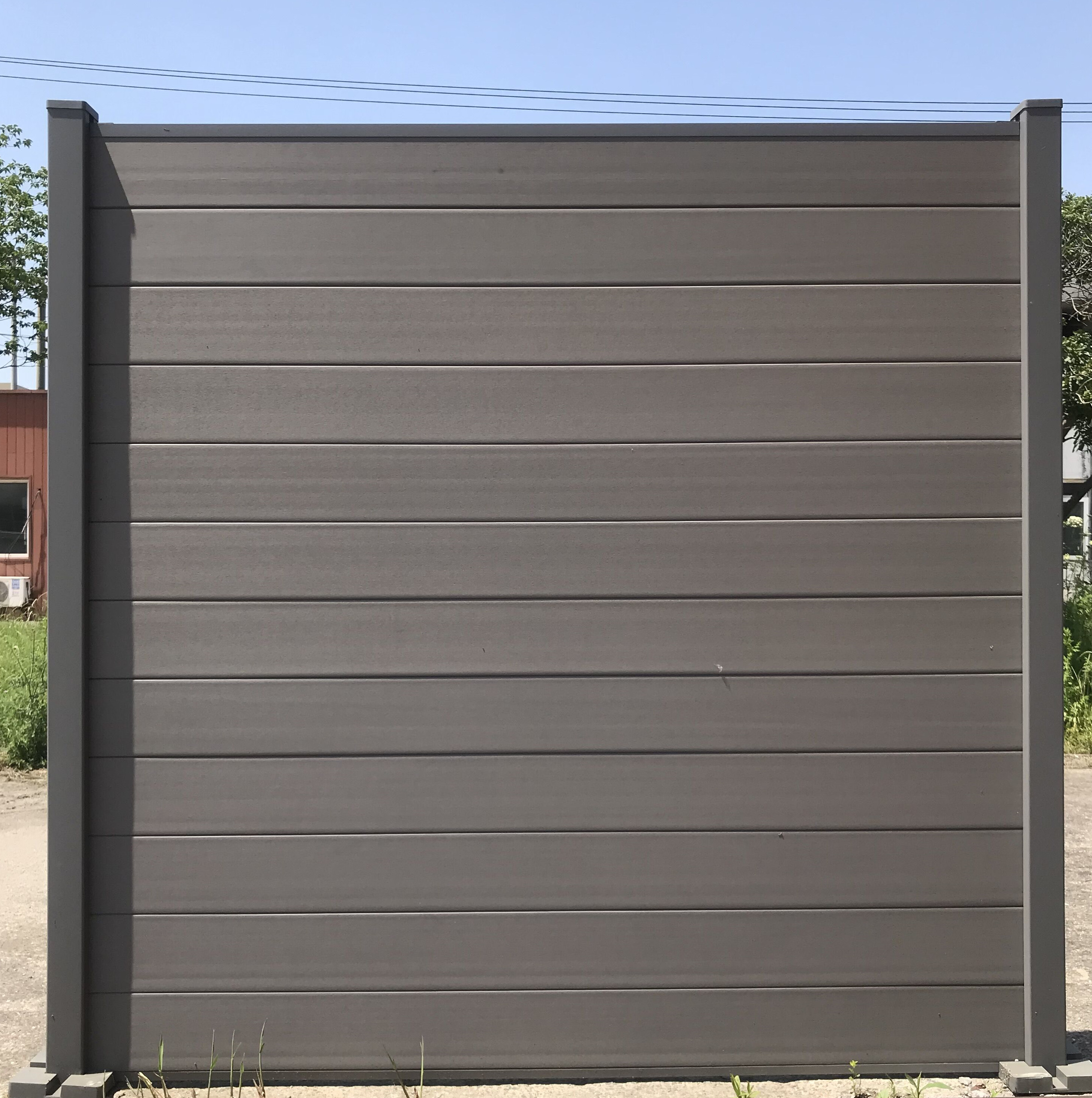 Wood plastic composite (WPC) Co-extrusion Fence boards 1800x1800mm