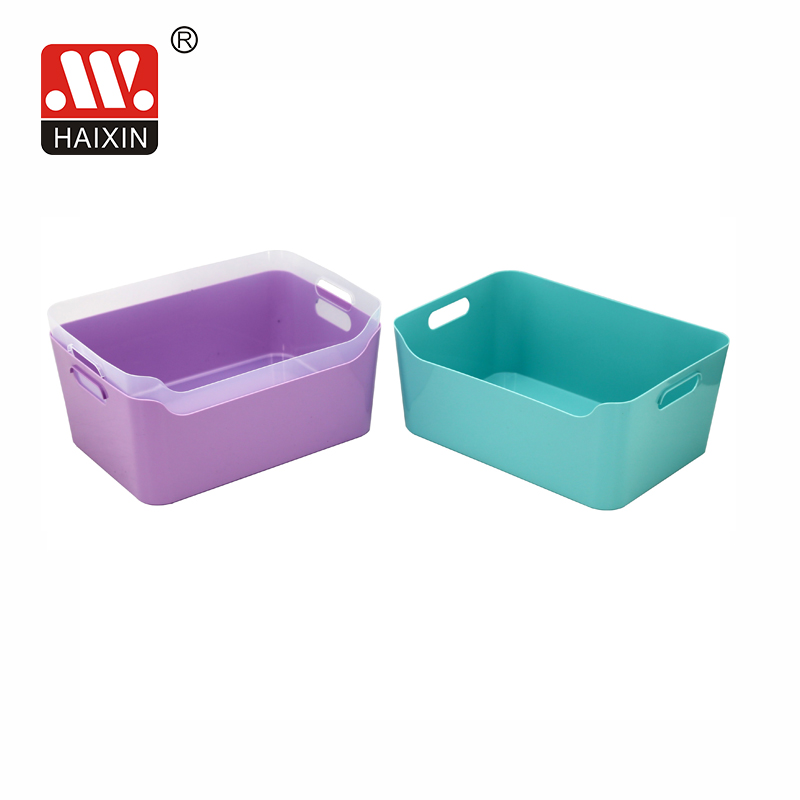 Haixing plastic storage container 10L storage box basket