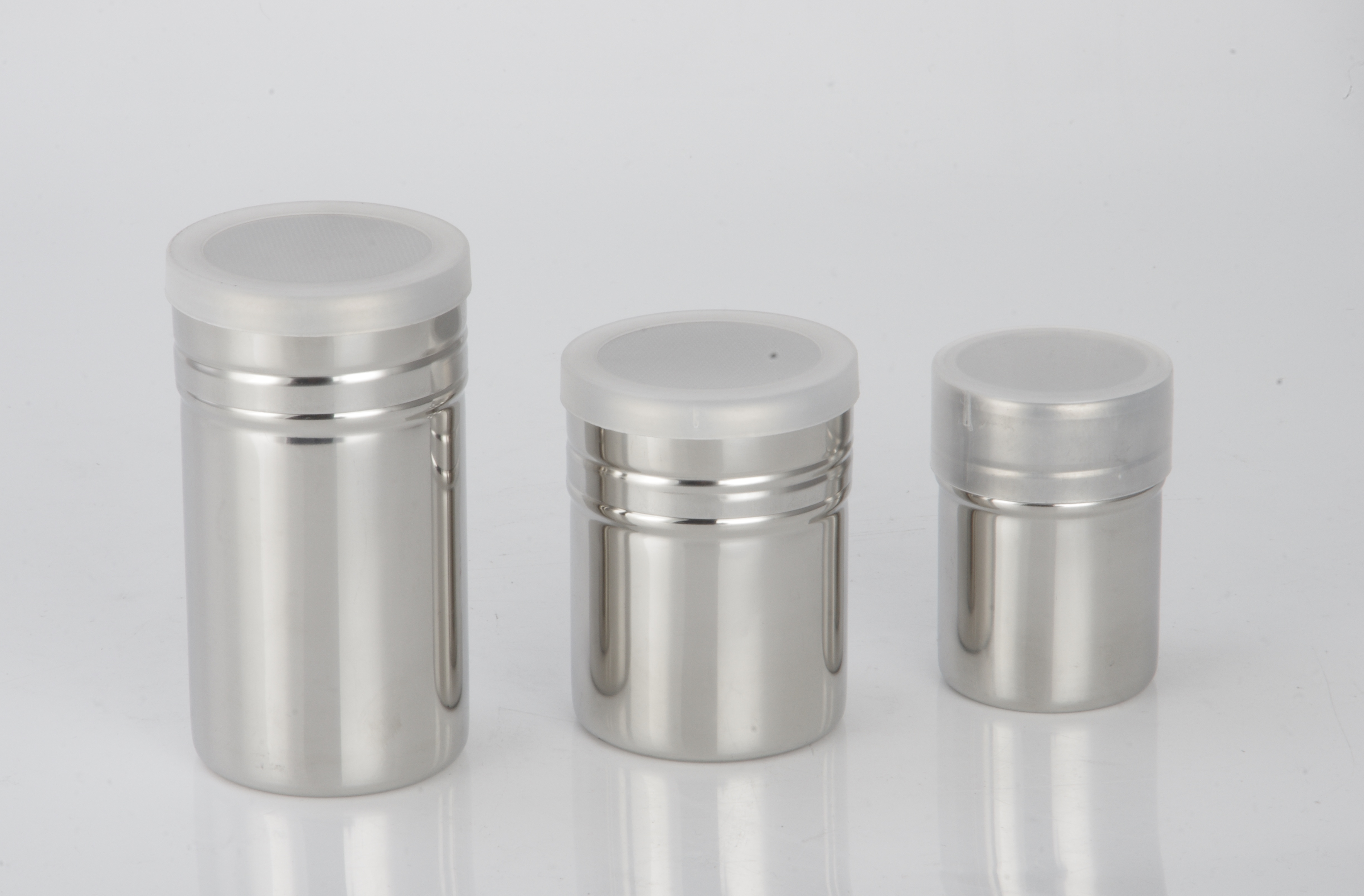 RGS-FF652 stainless steel Mesh sieve powder barrel seasoning can SS201