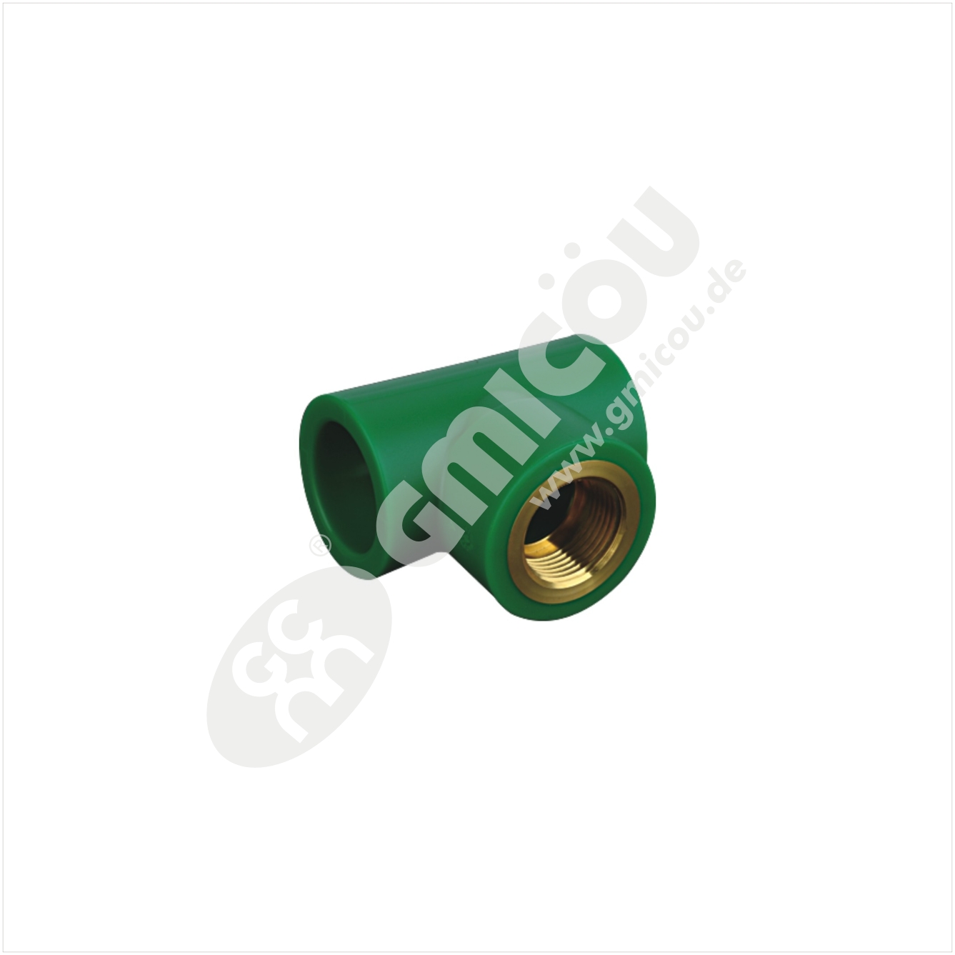 PPR three-way pipe fitting with female thread