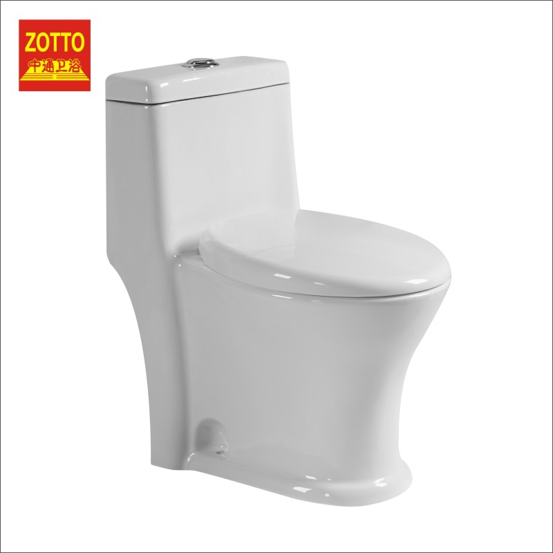 Washdown one piece toilet 4 inch big hole sanitary ware wc