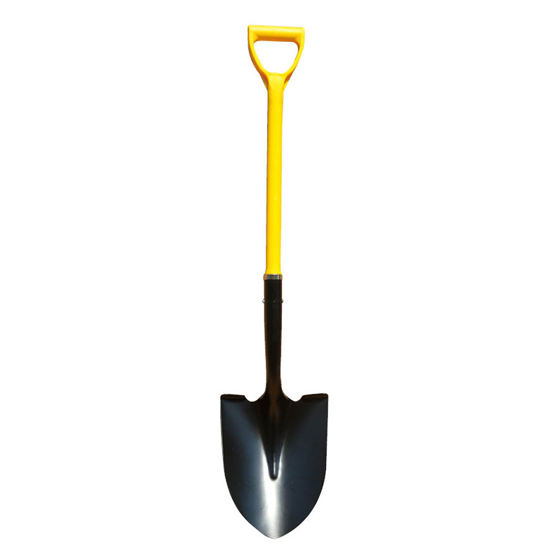 solid fiberglass handle shovel