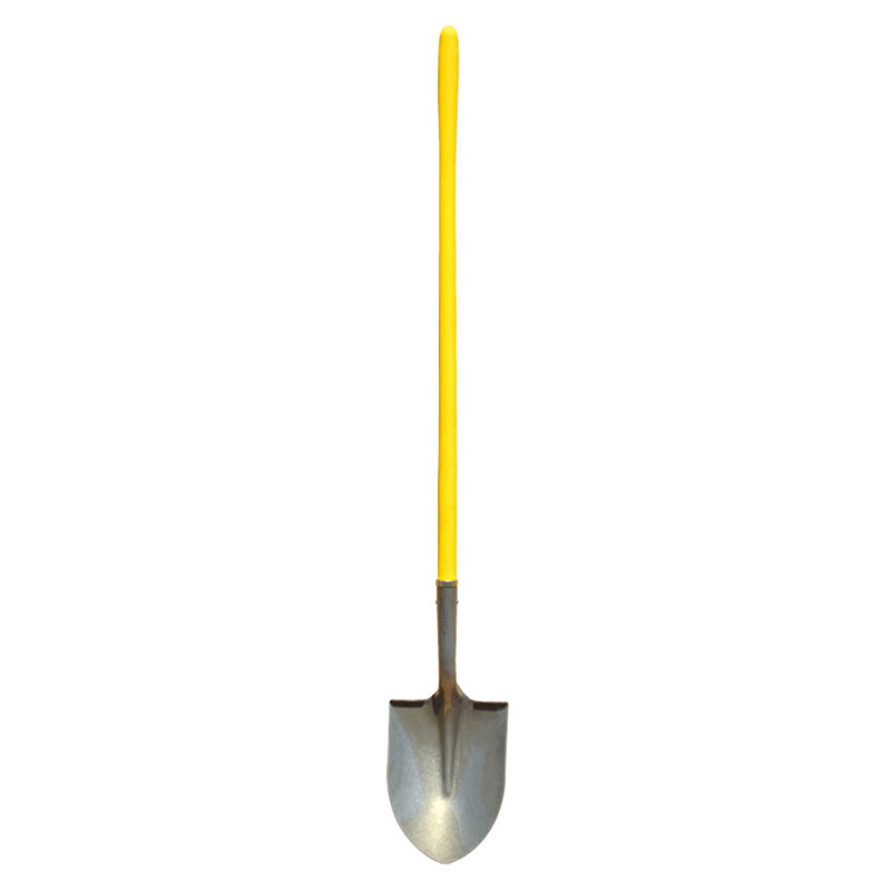 shovel with solid fiberglass handle