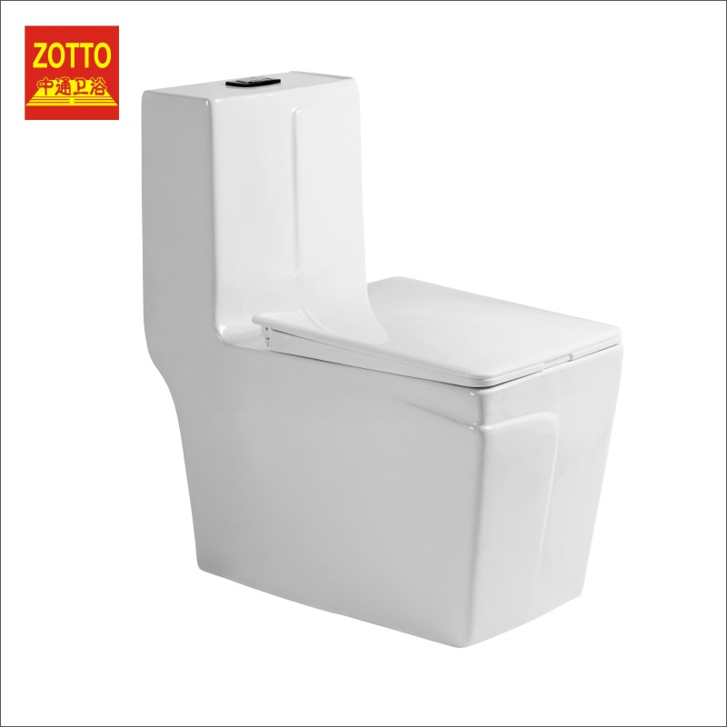 Washdown one piece toilet 4 inch big hole sanitary ware wc