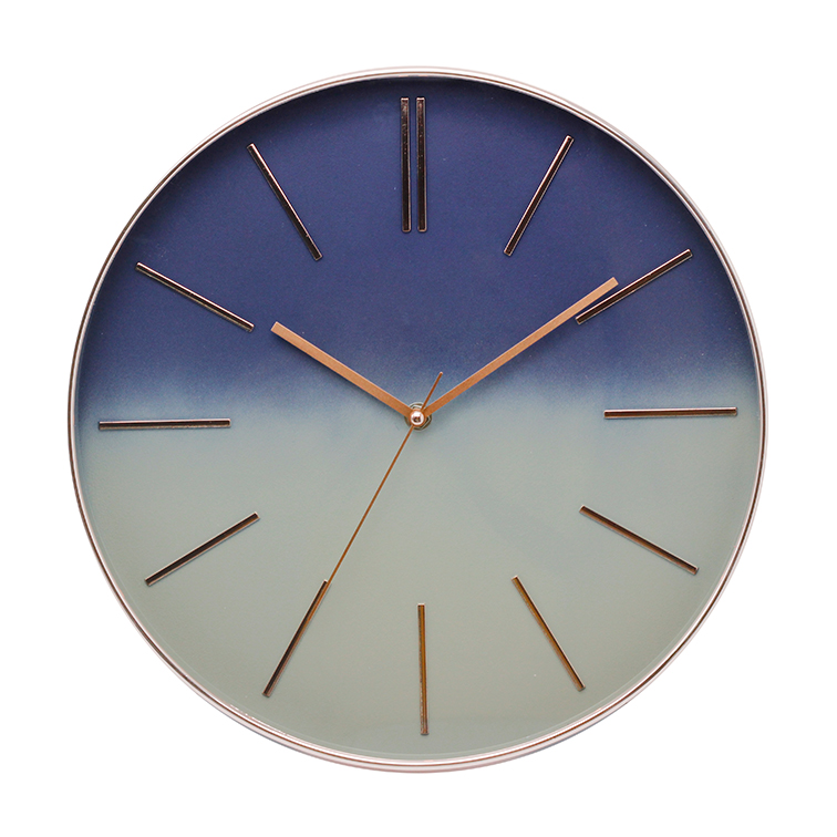 14inch Big Wall Clocks with Color Gradient Clock Dial