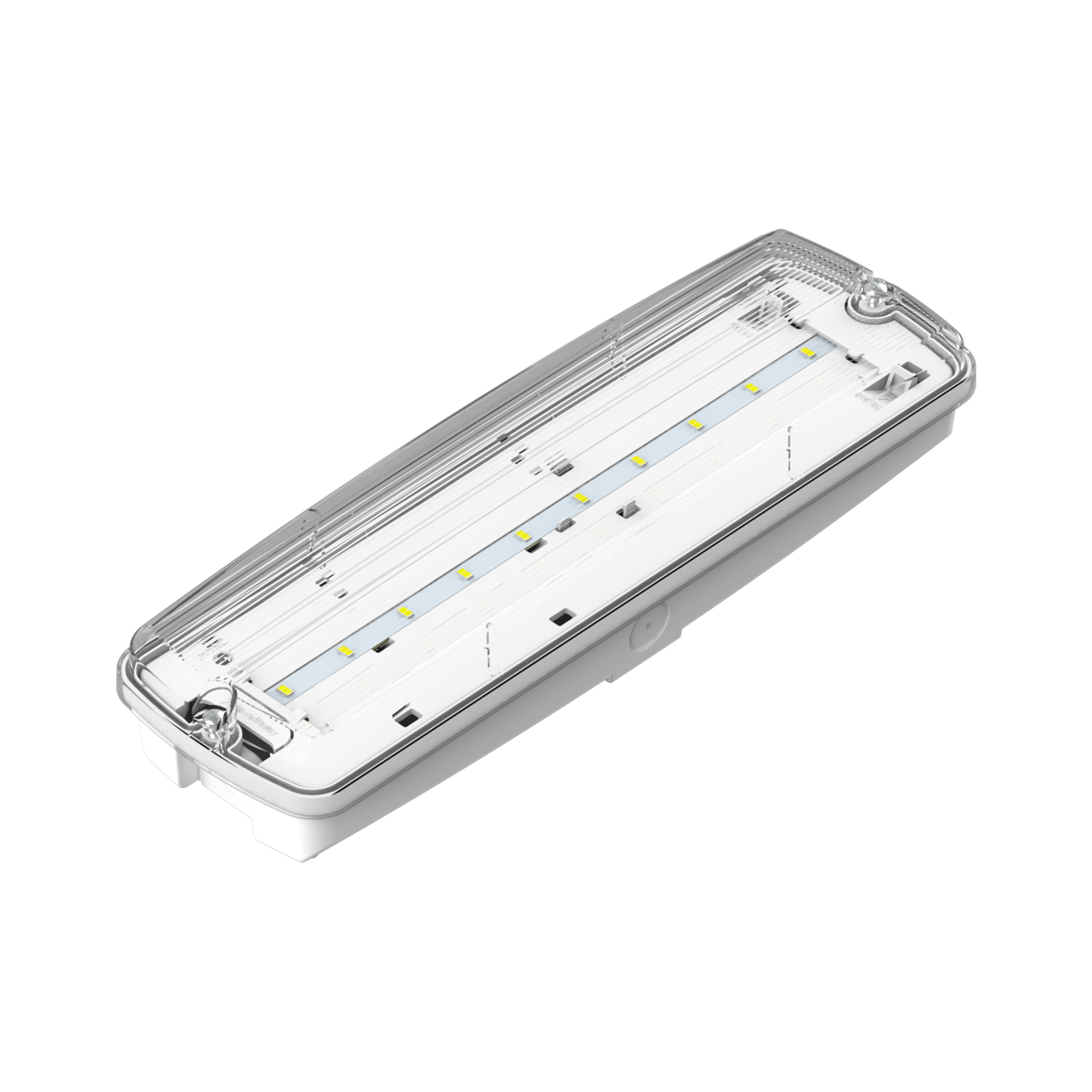 High quality polycarbonate body rechargeable Led emergency bulkhead light
