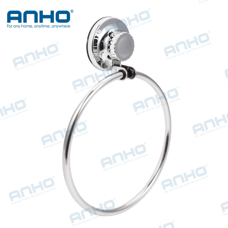 wall mounted suction cup towel ring