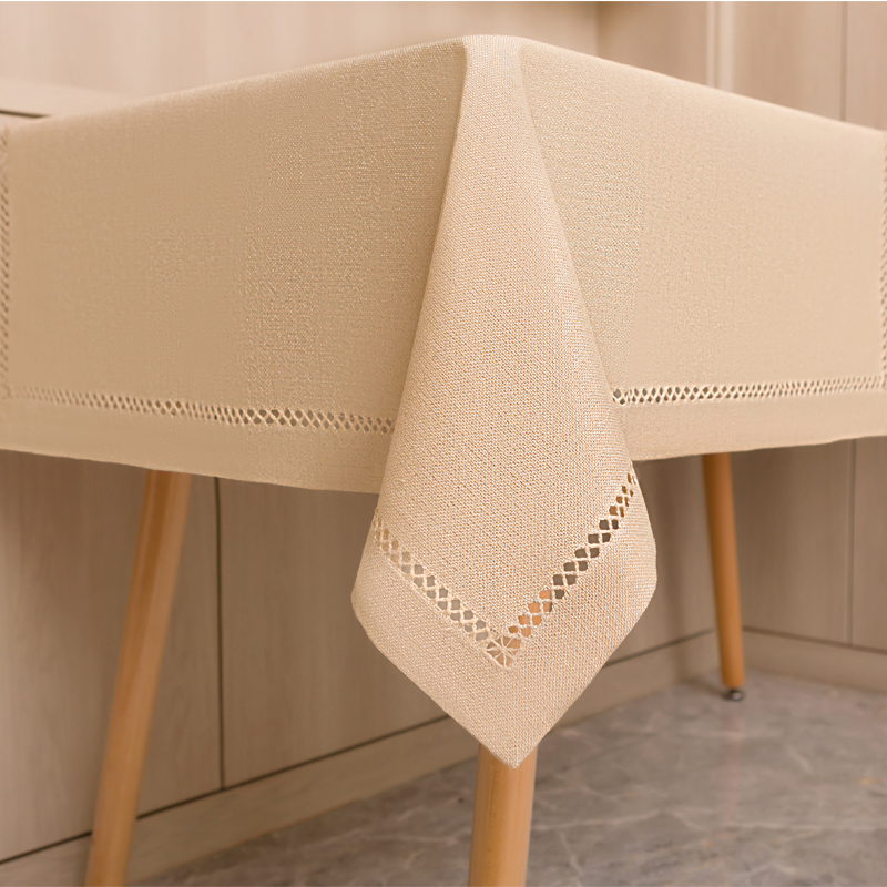 Plain table cloth