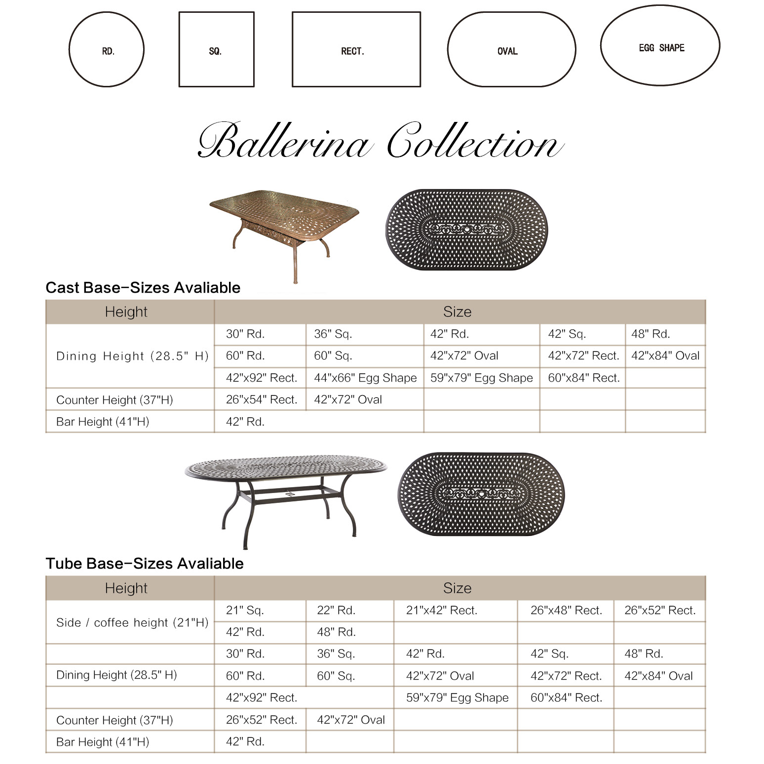 Ballerina Table