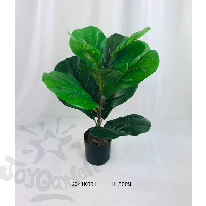 Artificial Plants In Plastic Pot