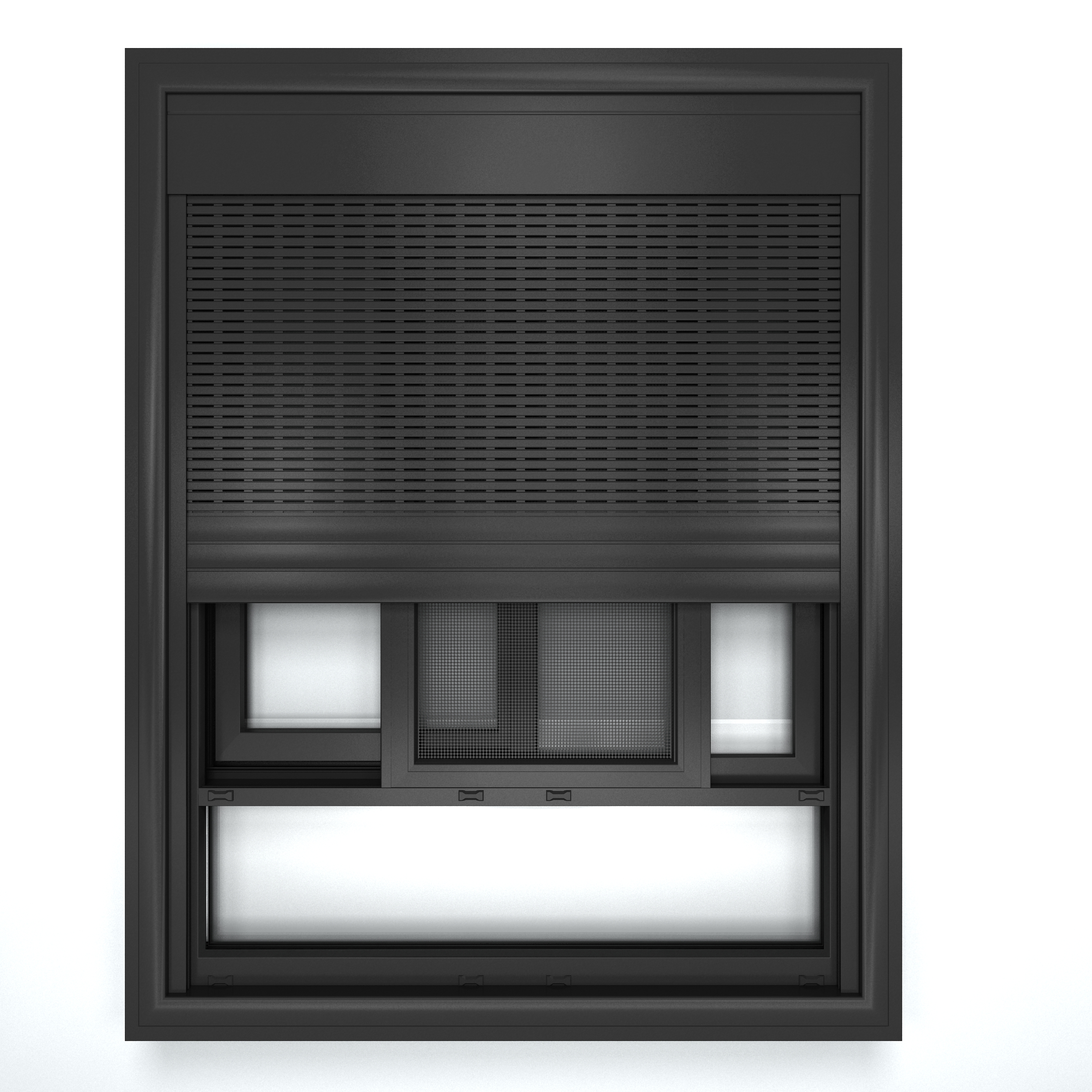 High-end European Quality Energy-saving Aluminum Integrated Window
