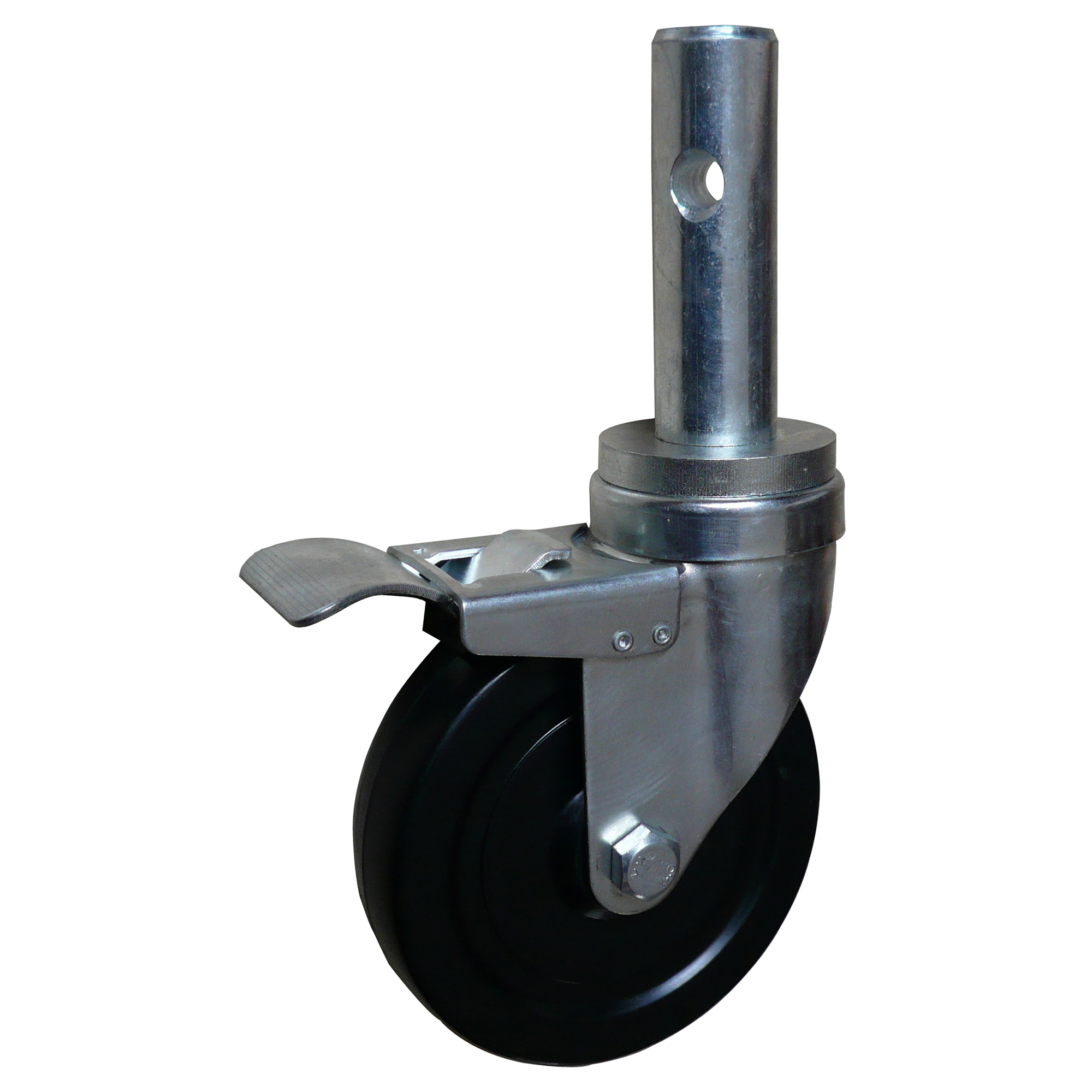 Wanda industrial Scaffold caster with black rubber wheel