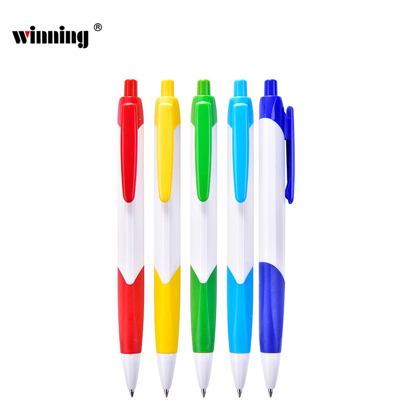 Promotional ball pen with three side pen barrel