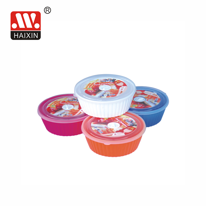 Haixin plastic food container set storage container bpa free MICROWAVE FOOD CONTAINER (2.55L) #6988