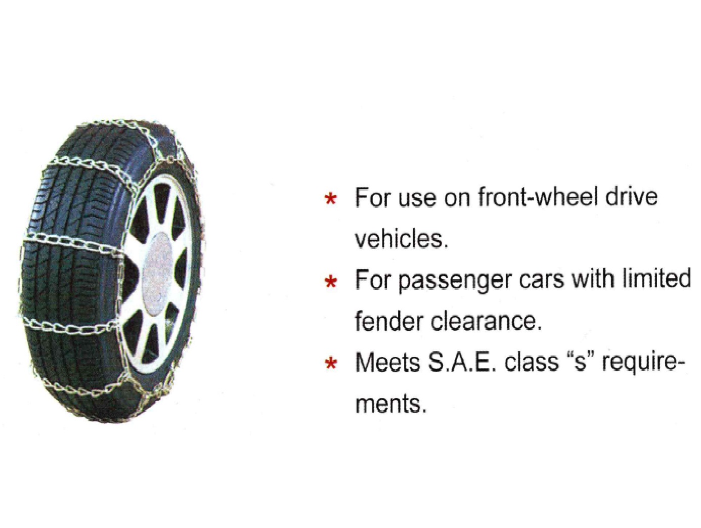 Type Pl Class "s" Chain For Passenger Cars