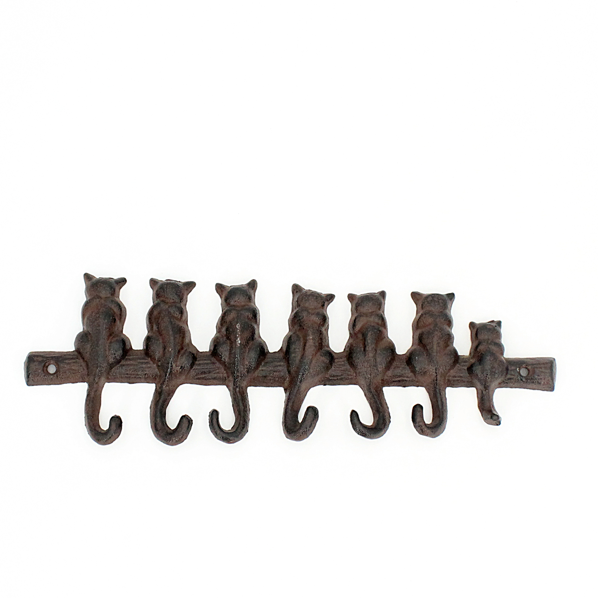 Cast Iron Decro Cat Hooks