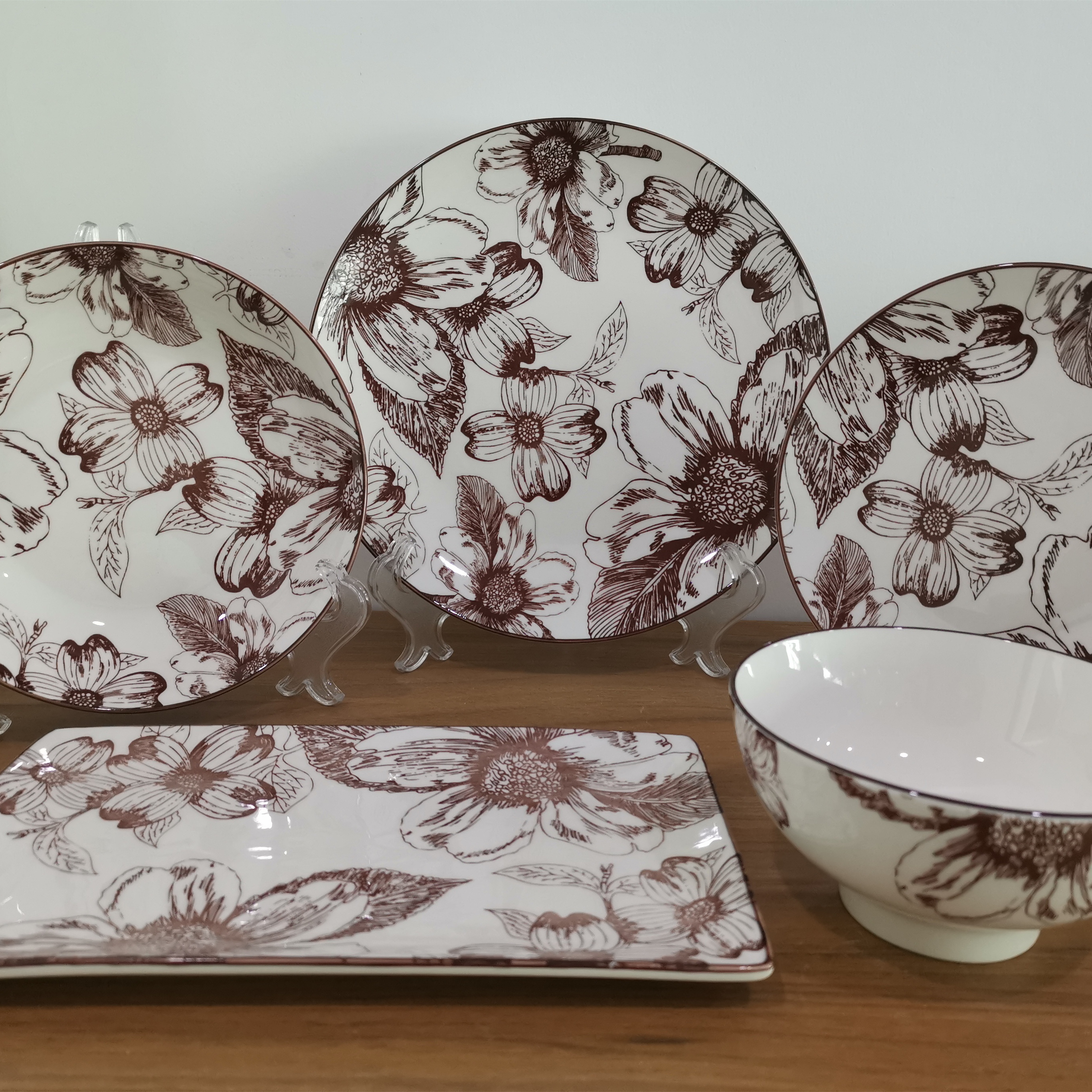 Porcelain Printed Dinner Plate