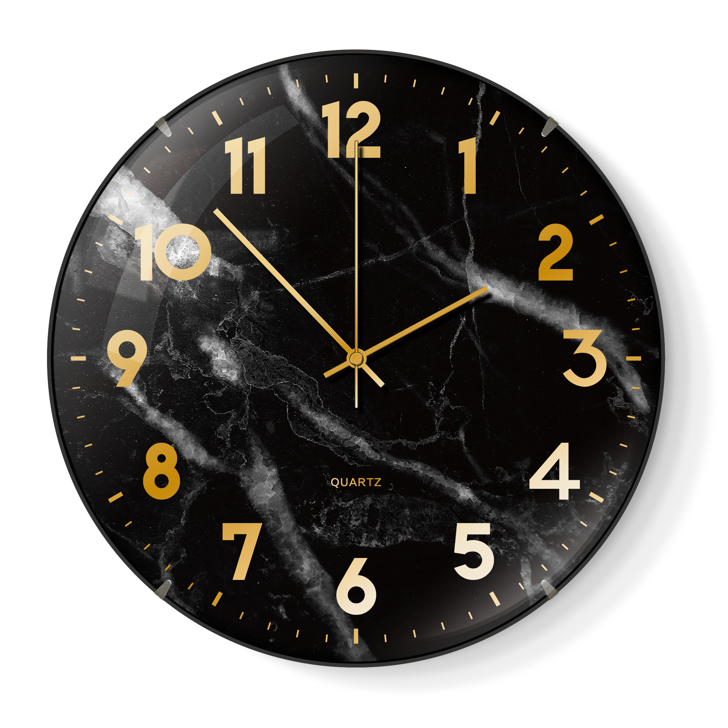 New Modern Design Arch Glass Clock For Living Room Decoration For Living Room Decoration