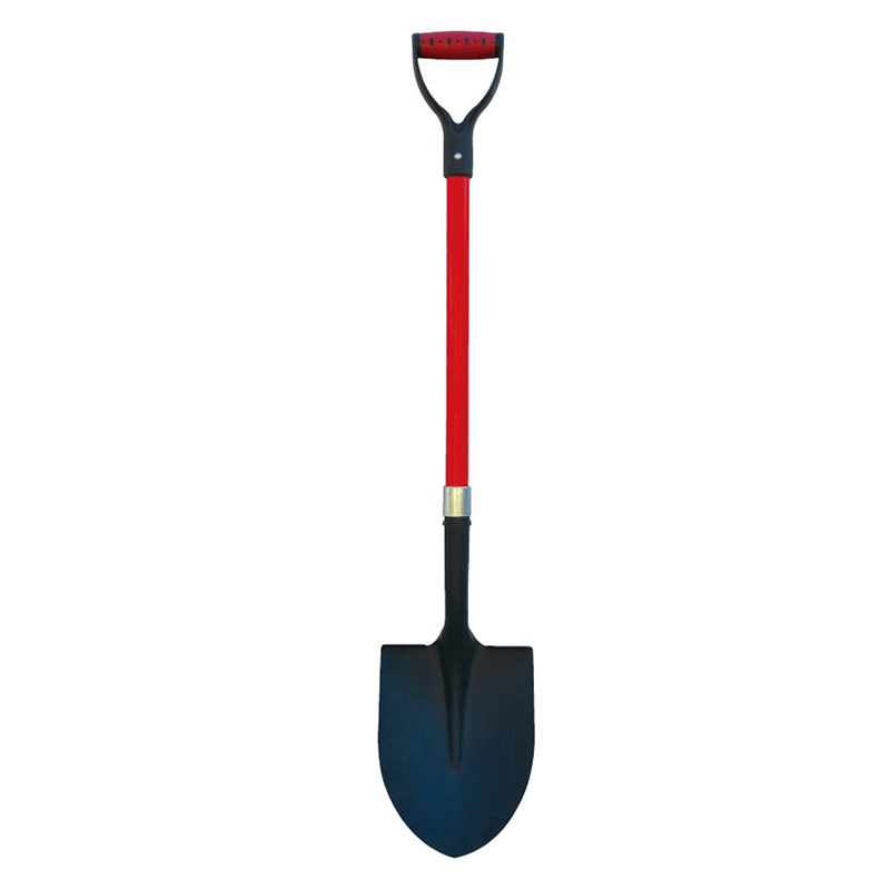 Fiberglass handle shovel