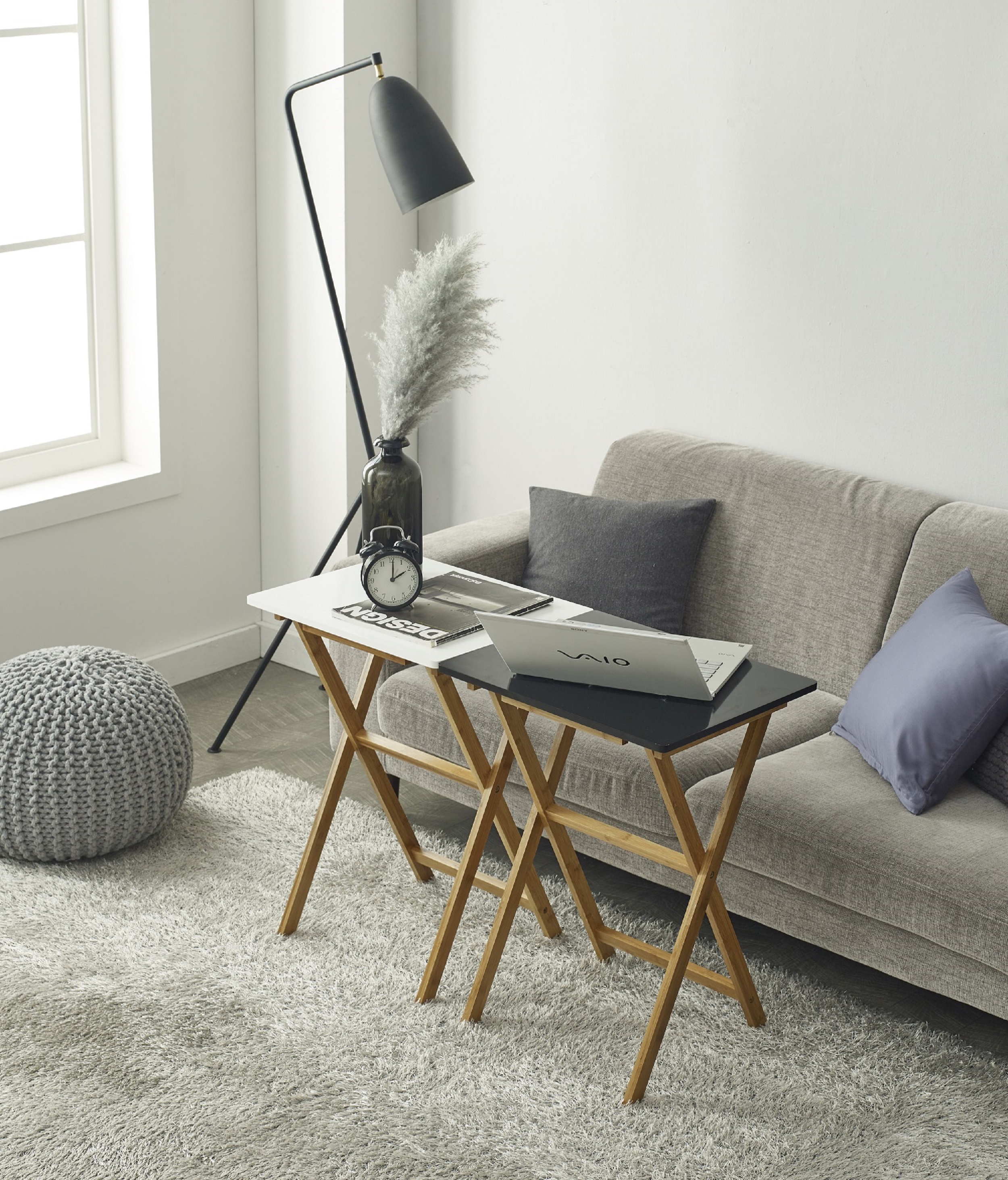 White Folding Table