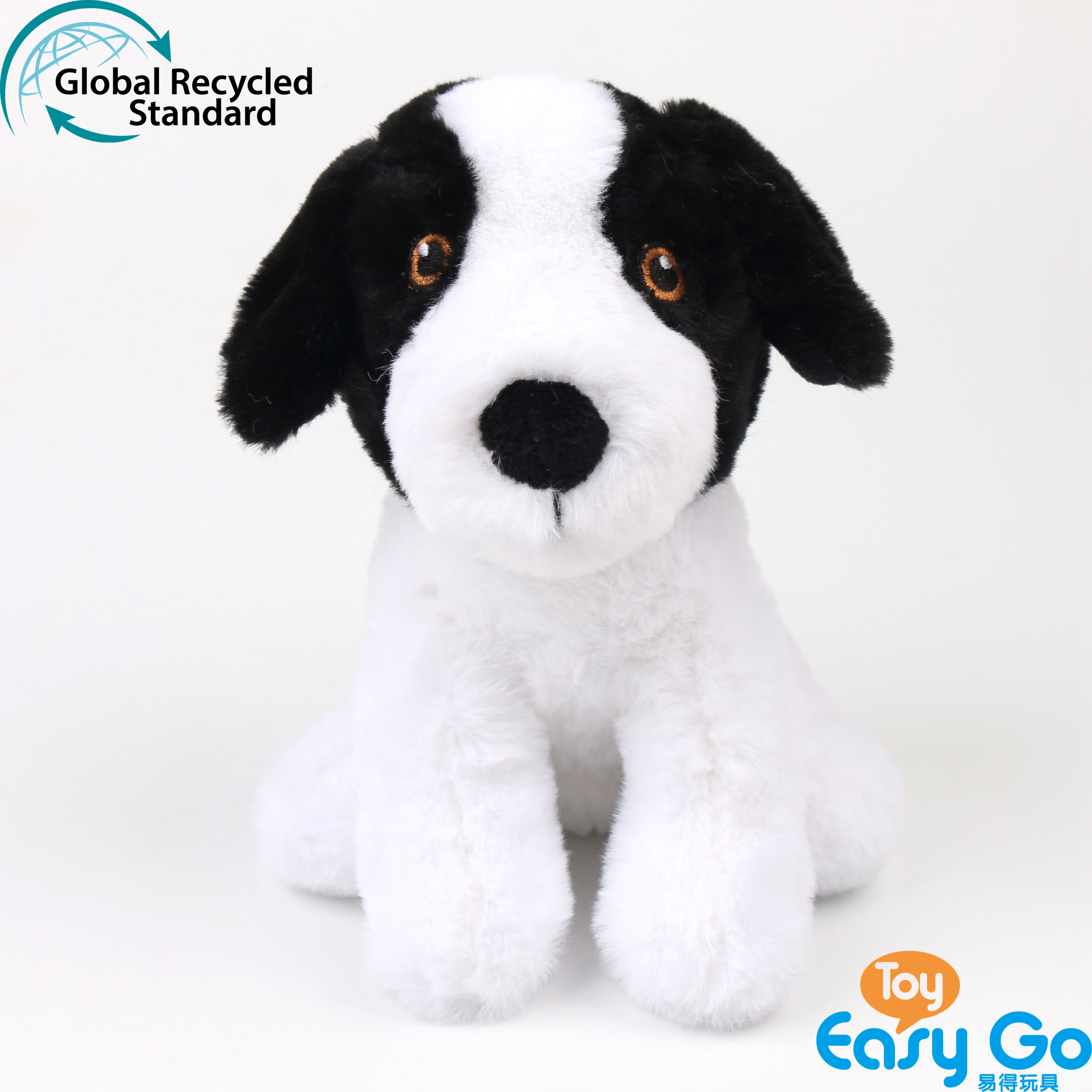 ECO-friendly 100% recycled sustainable plush soft stuffed pet dog Canis lupus familiaris toy