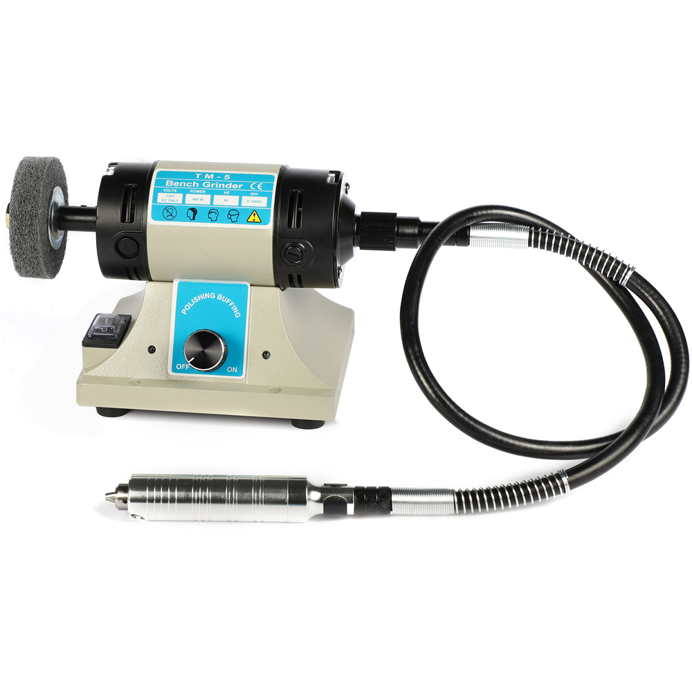 Mini Bench Grinder, With Flexible Shaft